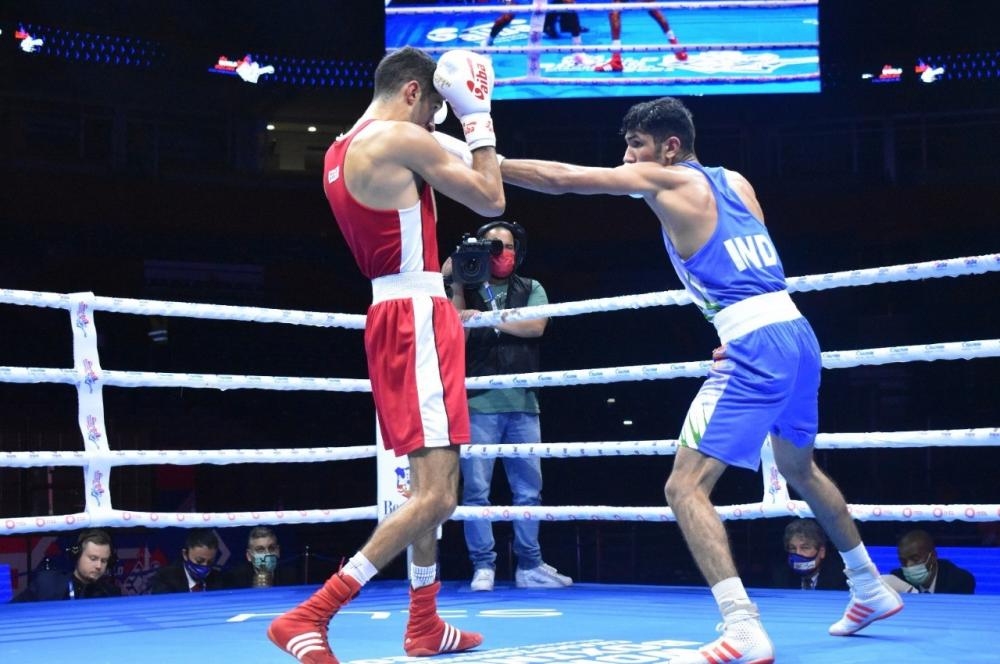 The Weekend Leader - Men's World Boxing: Akash, Rohit bow out, Sanjeet, Nishant one win away from confirming medals